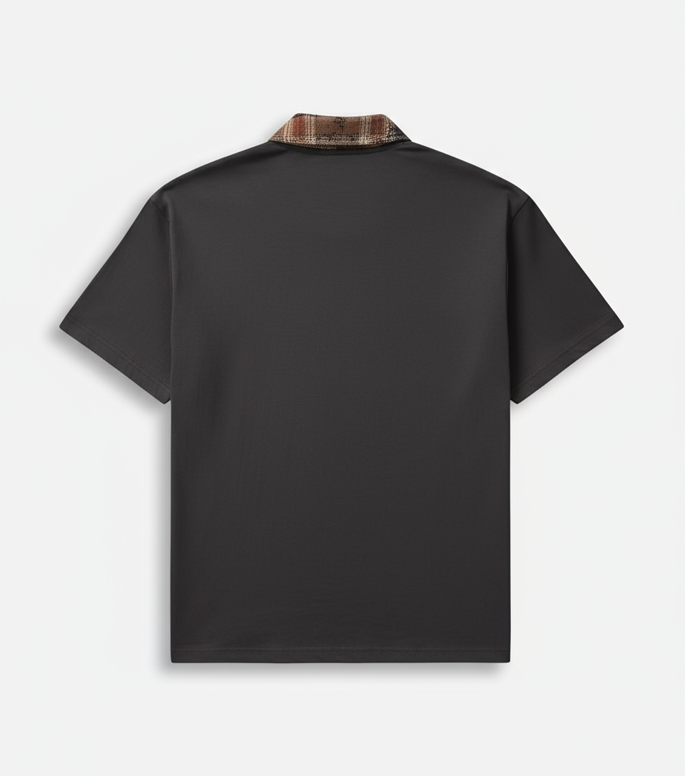 Contrast Collar T-Shirt