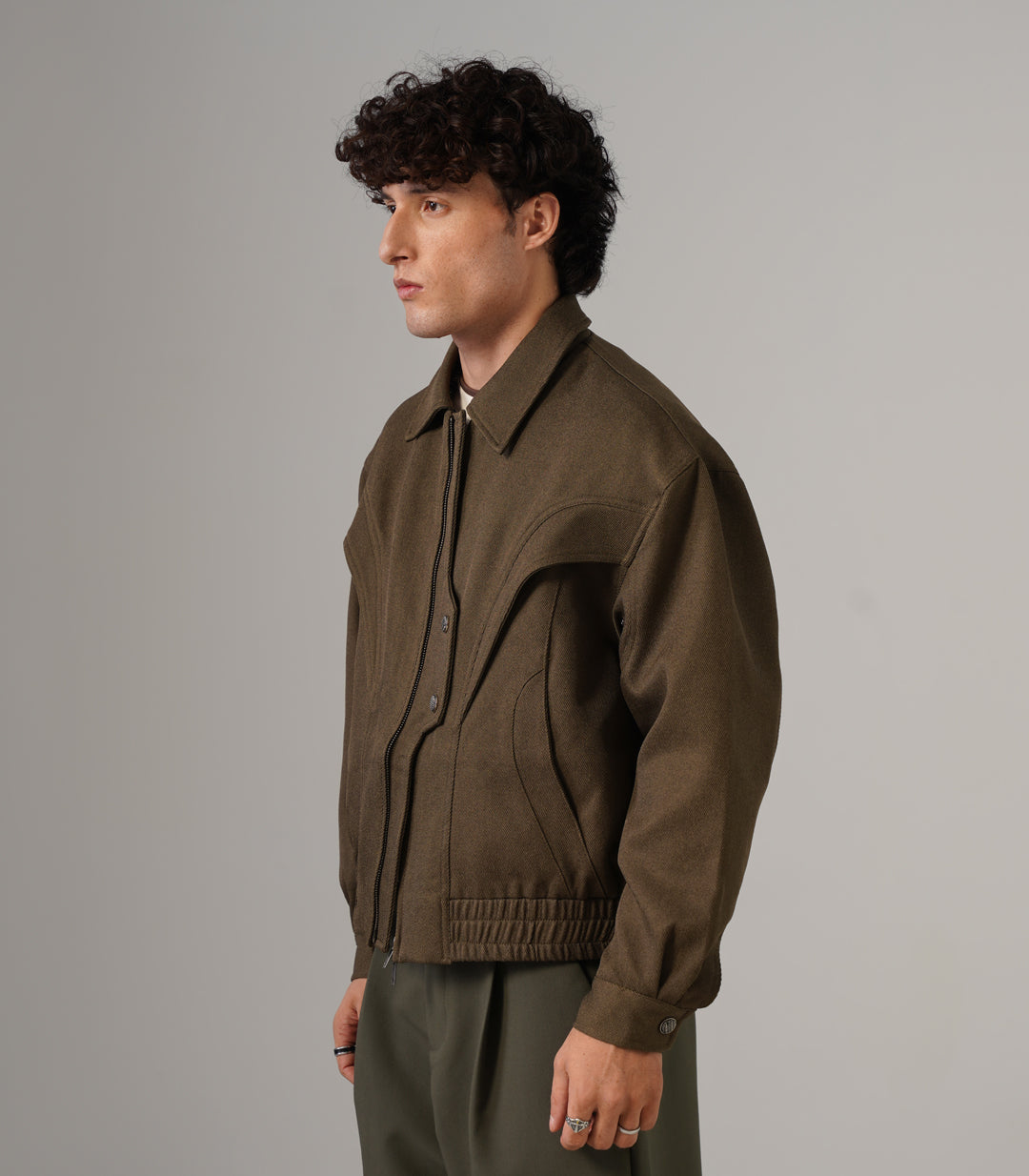 CROPPED FIT - BOMBER JACKET