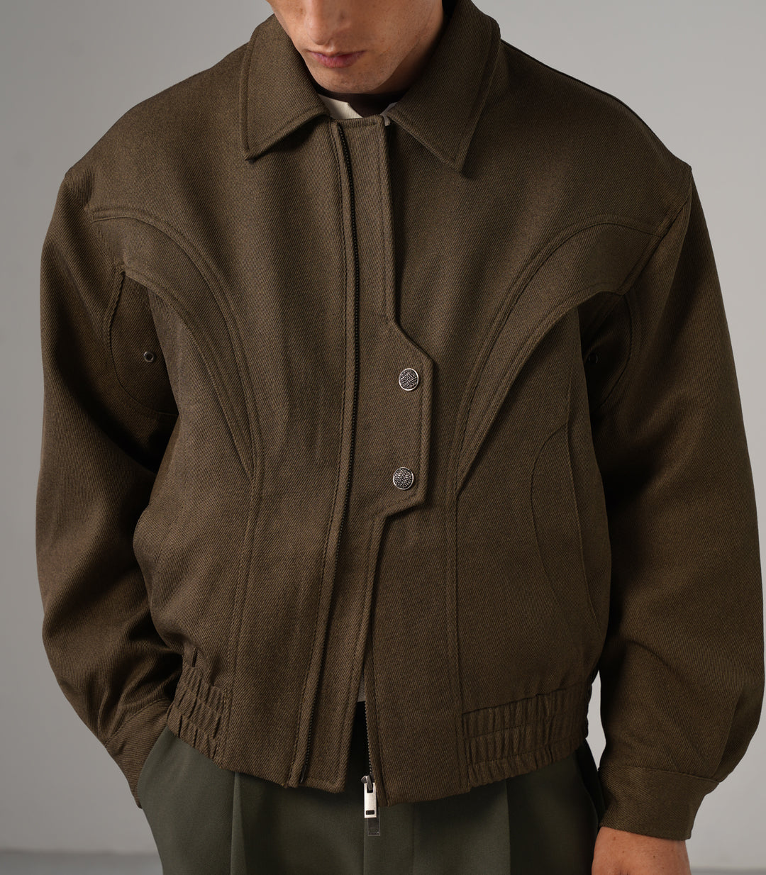 CROPPED FIT - BOMBER JACKET
