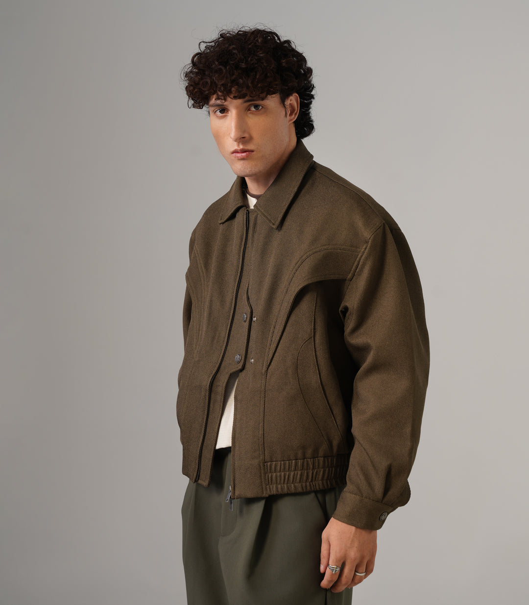 CROPPED FIT - BOMBER JACKET