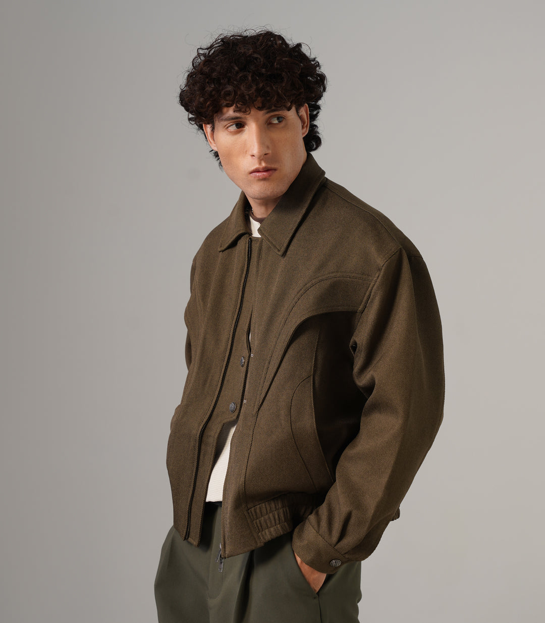 CROPPED FIT - BOMBER JACKET