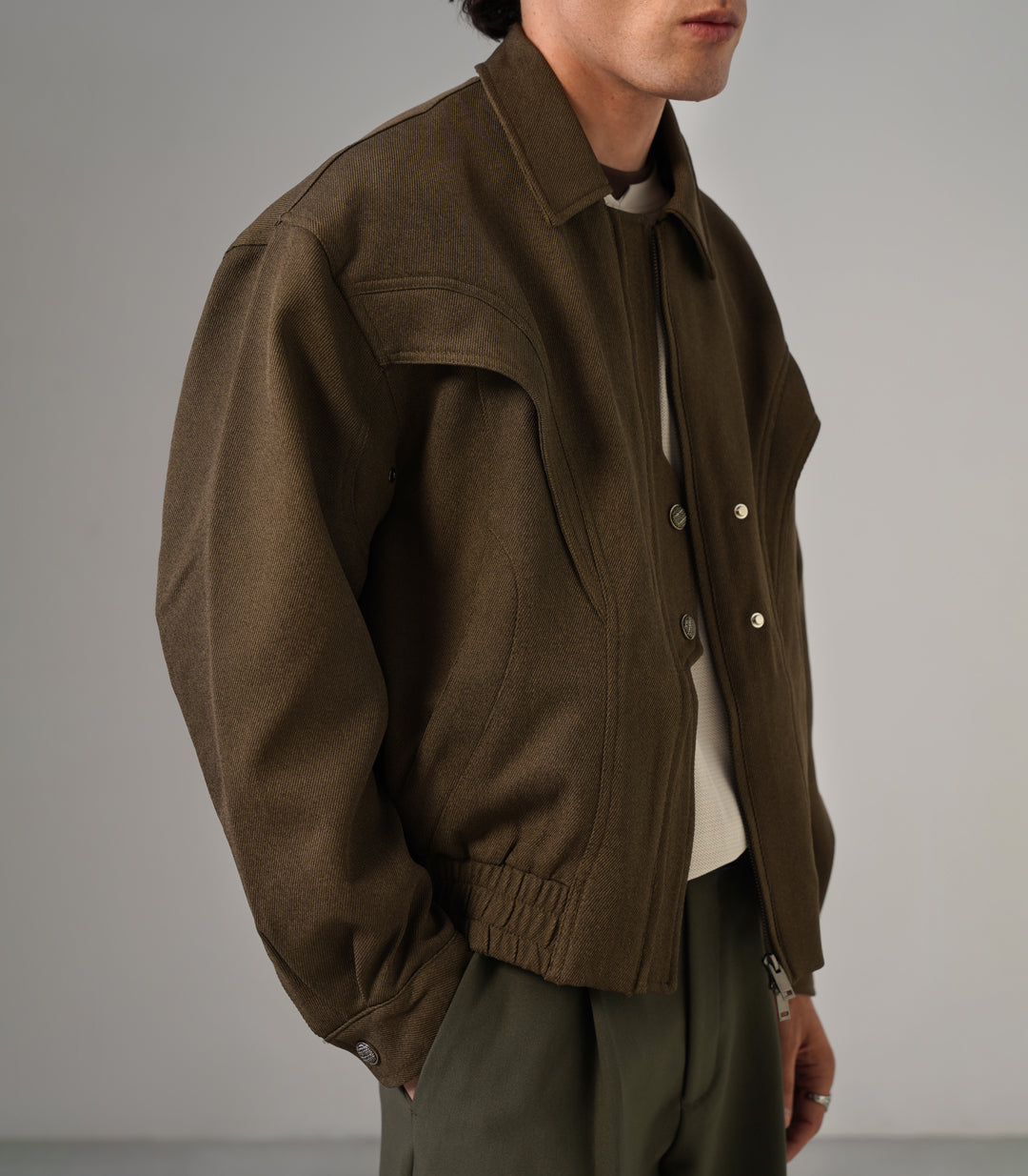 CROPPED FIT - BOMBER JACKET
