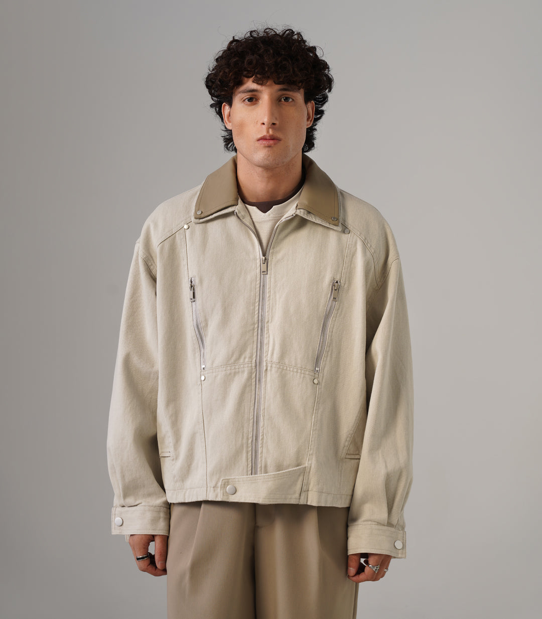 CONTRAST COLLAR - CARPENTER JACKET