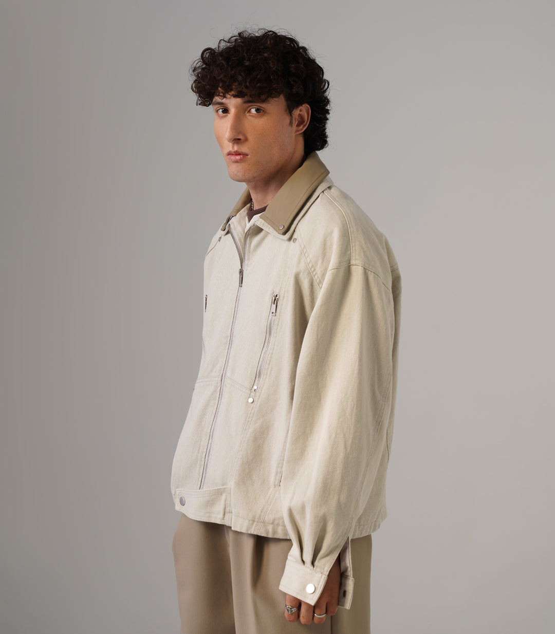 CONTRAST COLLAR - CARPENTER JACKET