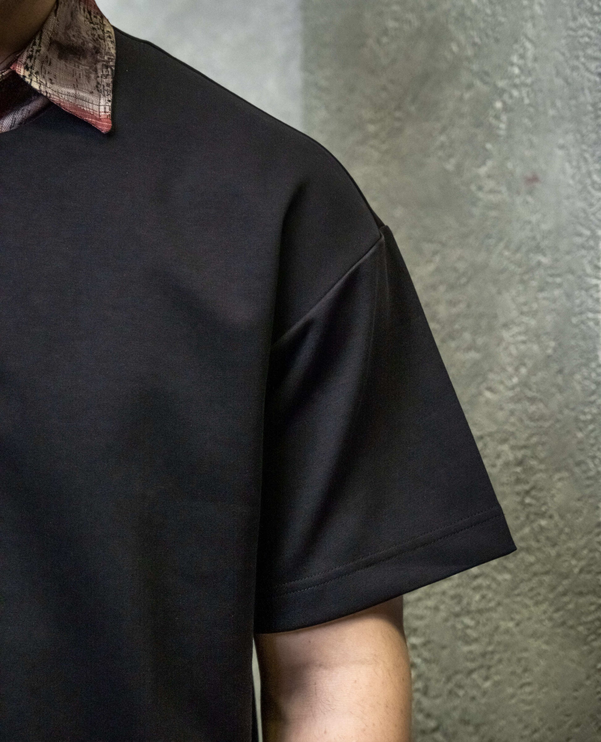 Contrast Collar T-Shirt