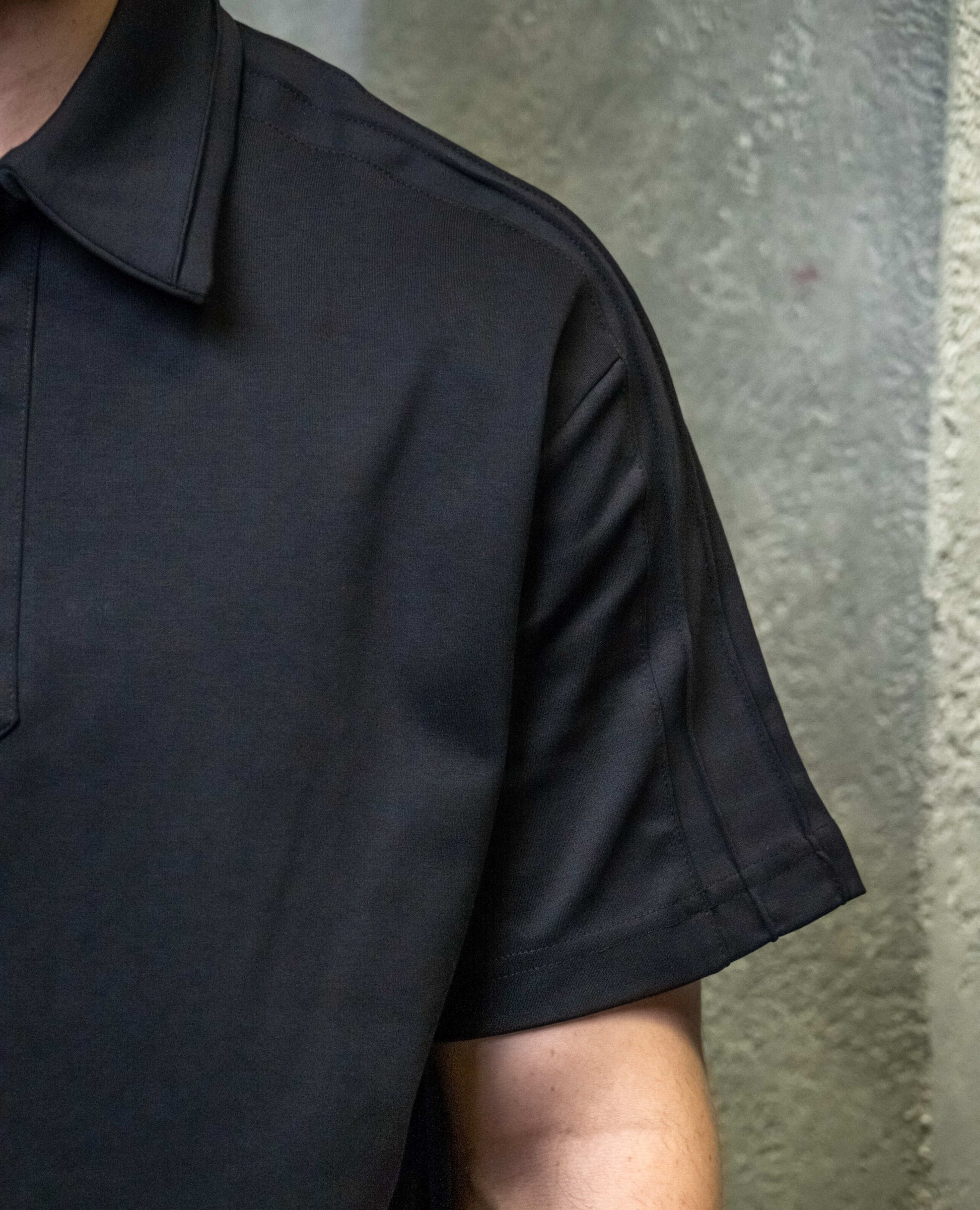 Basic Zip Up Polo