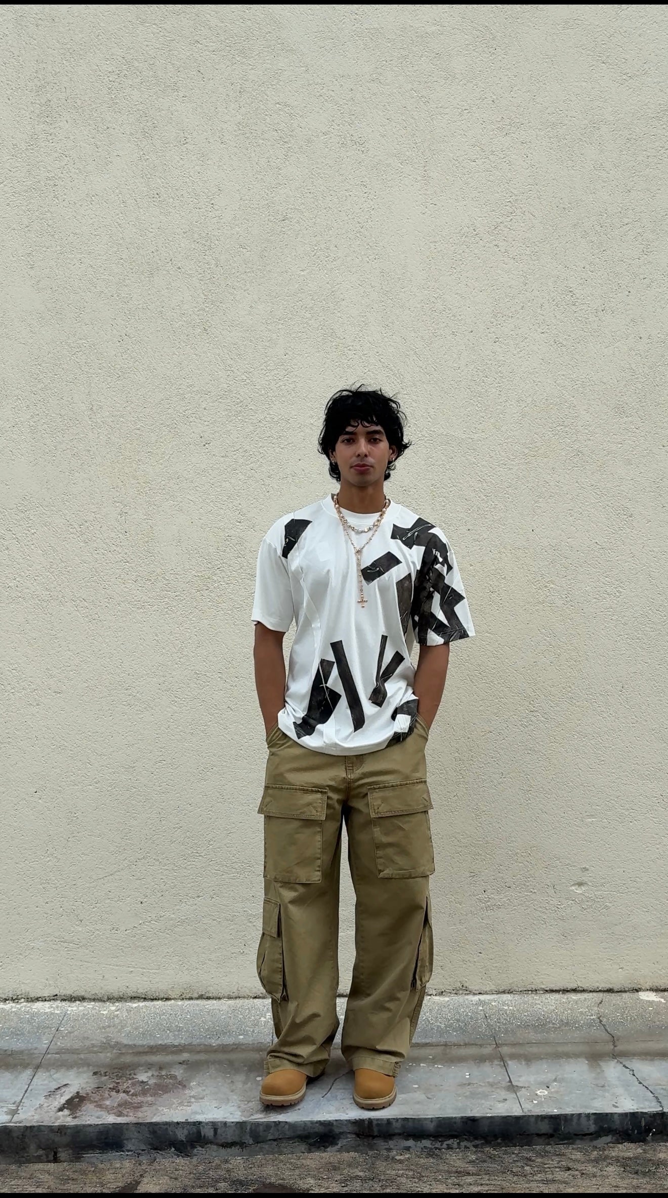 Taped Oversized T-Shirt