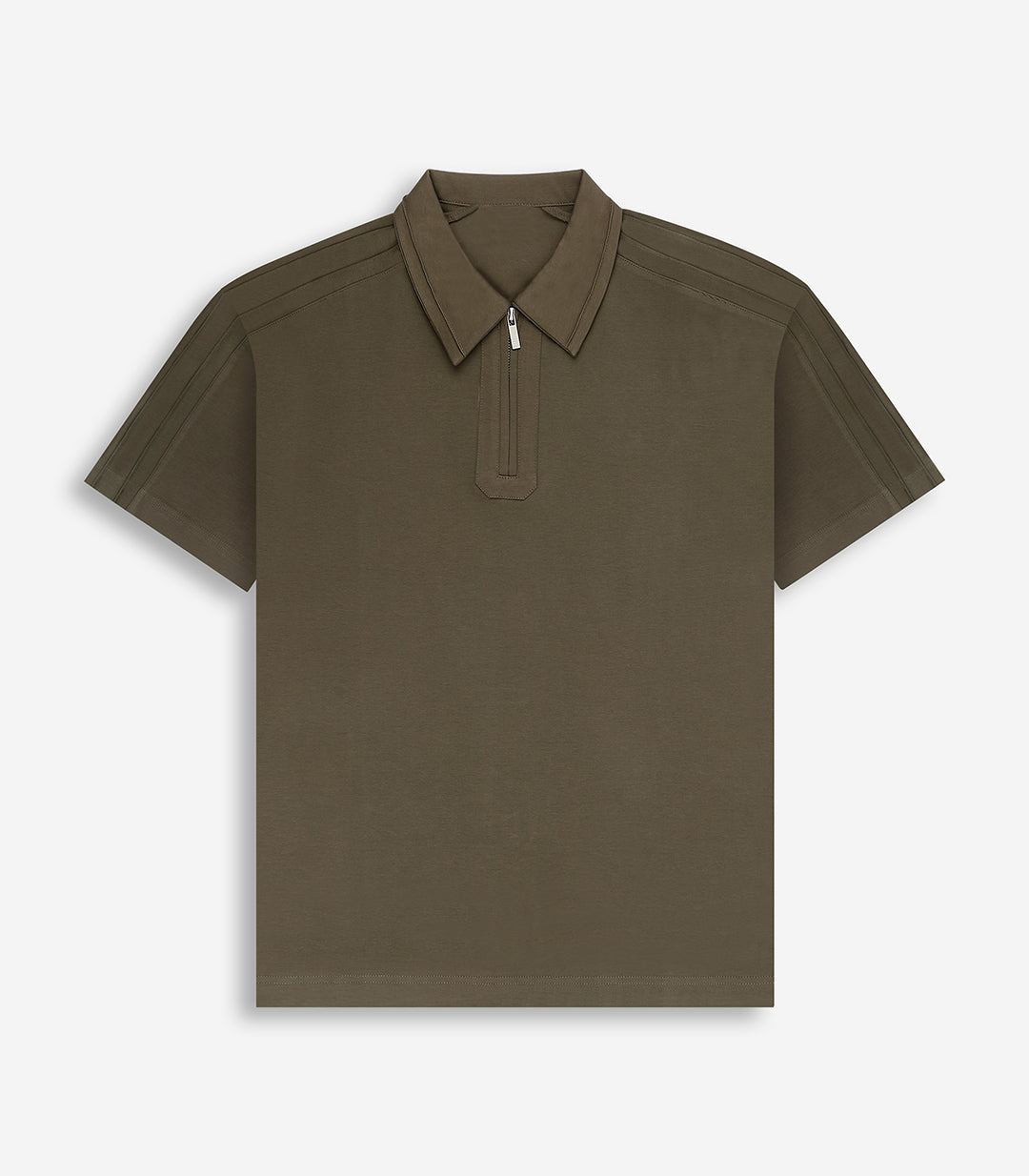 Basic Zip Up Polo