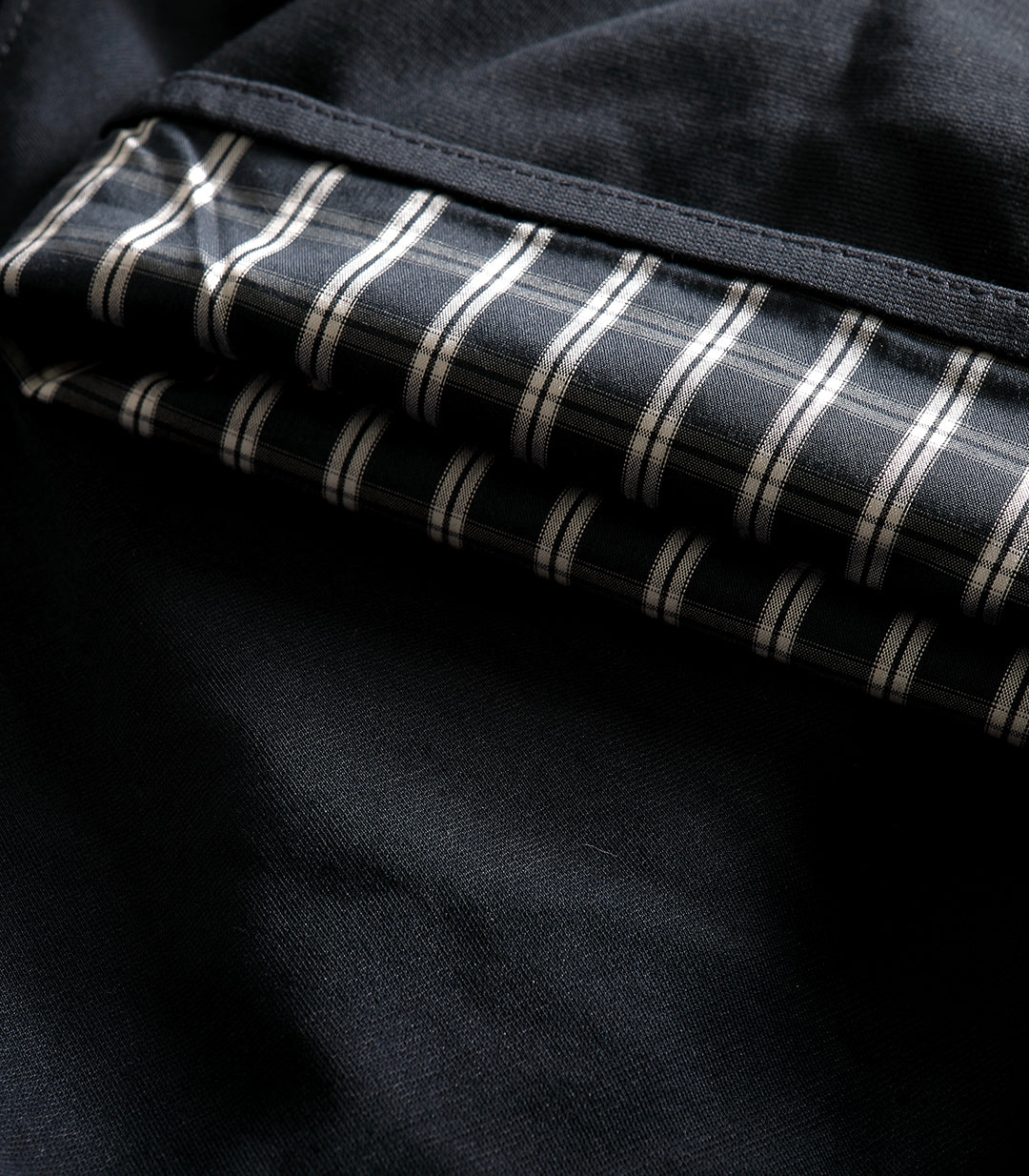 Pack of 3- Minimal Cheque Sleeve T-Shirt BLUE+BLACK+WHITE