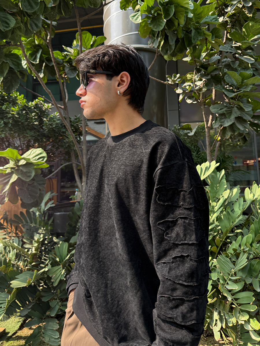 WASHED CODE SWEATSHIRT