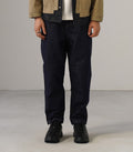 Pleated Raw Denim