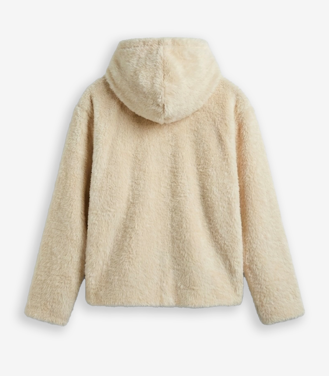 FUR KNITTED HOODIE