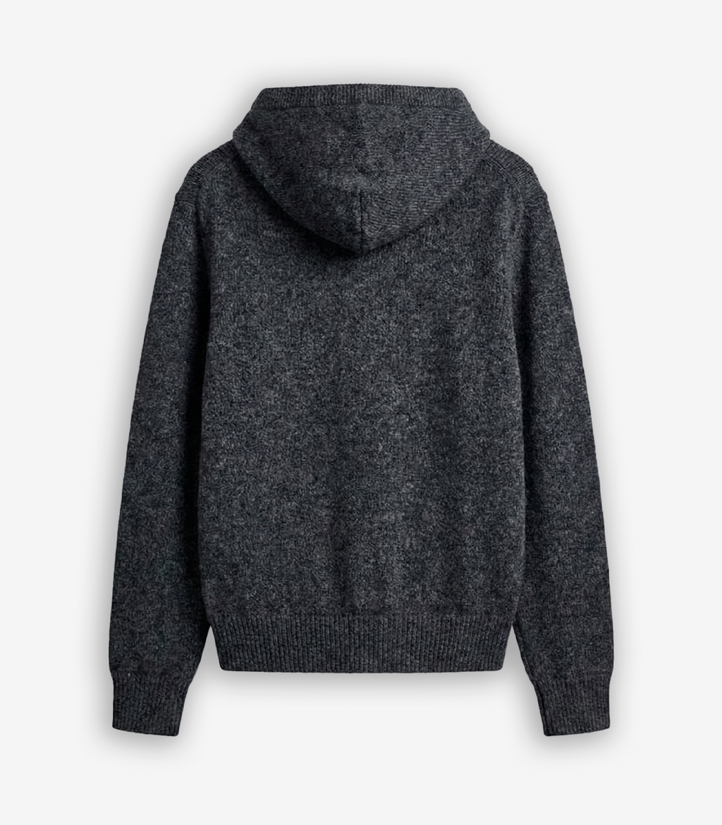 HOODED CARDIGAN