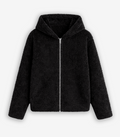 FUR KNITTED HOODIE