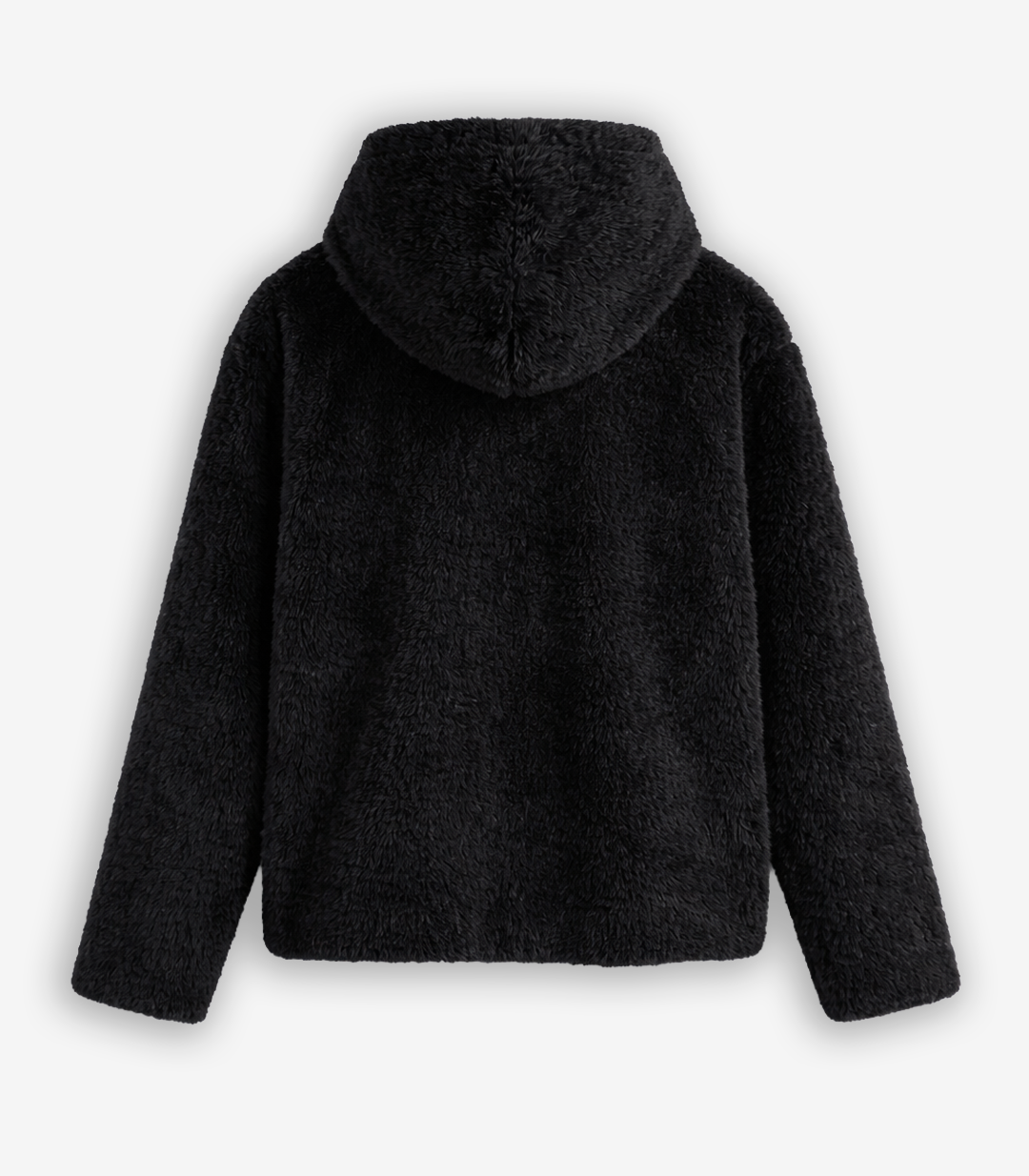 FUR KNITTED HOODIE
