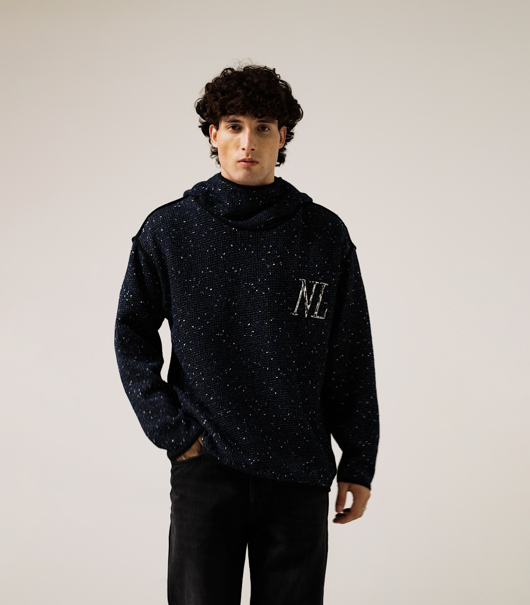 NO LIMITS-KNITTED HOODIE