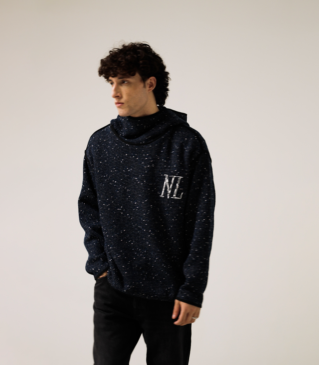 NO LIMITS-KNITTED HOODIE