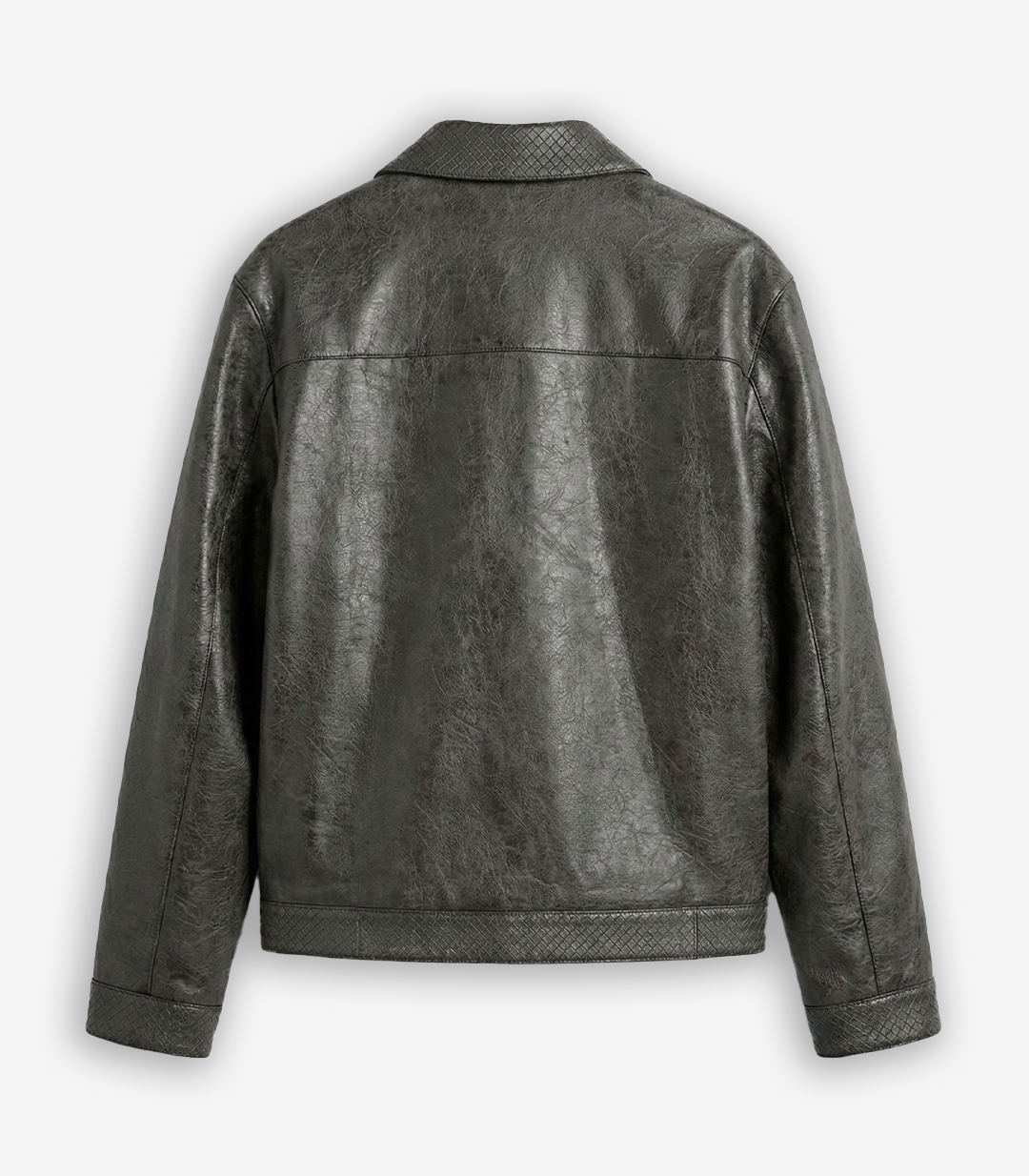 LEATHER CROC JACKET