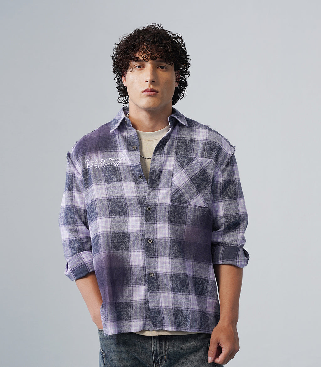MODERN PLAID FLANNEL SHIRT - UNISEX