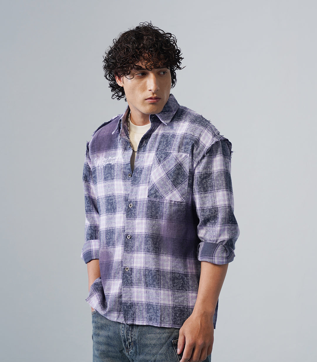 MODERN PLAID FLANNEL SHIRT - UNISEX