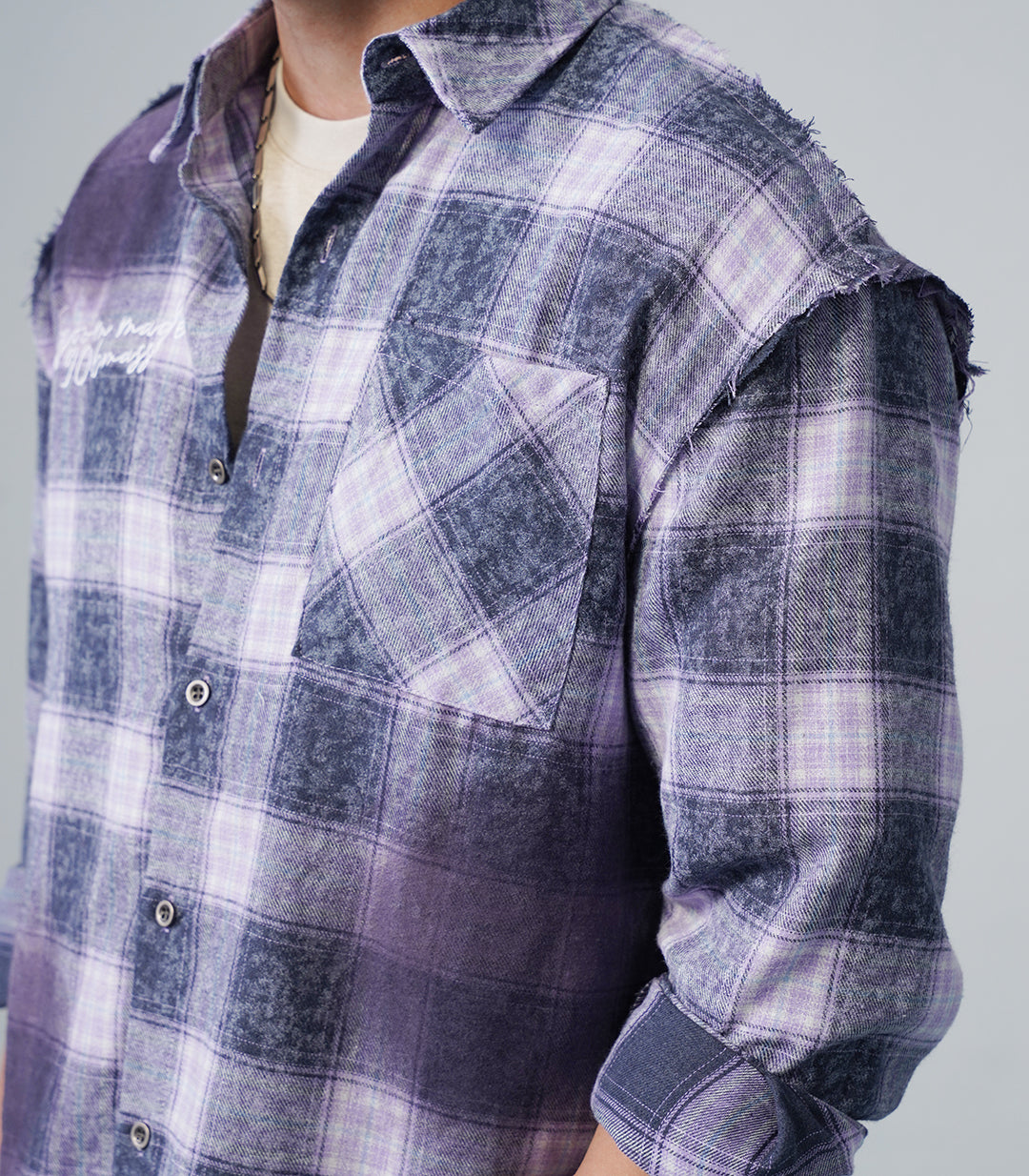 MODERN PLAID FLANNEL SHIRT - UNISEX