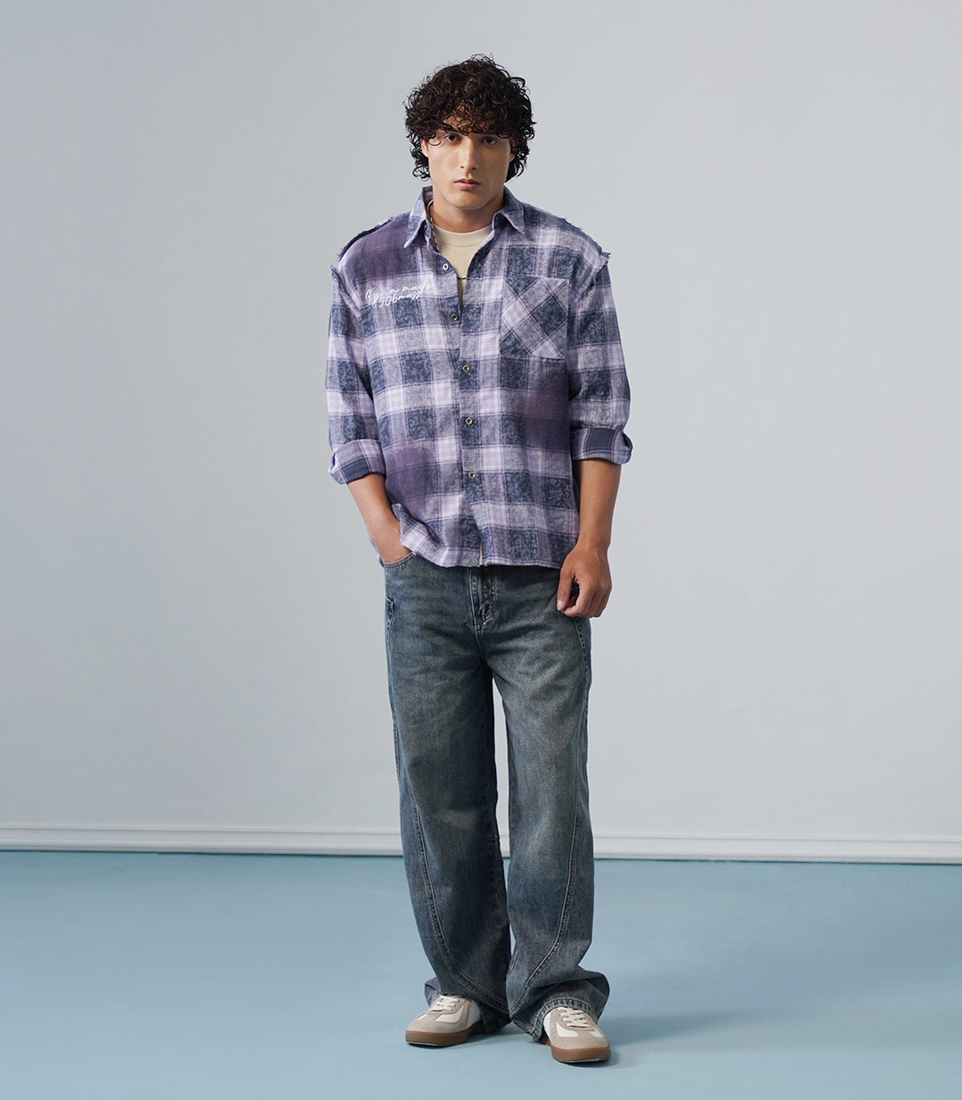 MODERN PLAID FLANNEL SHIRT - UNISEX