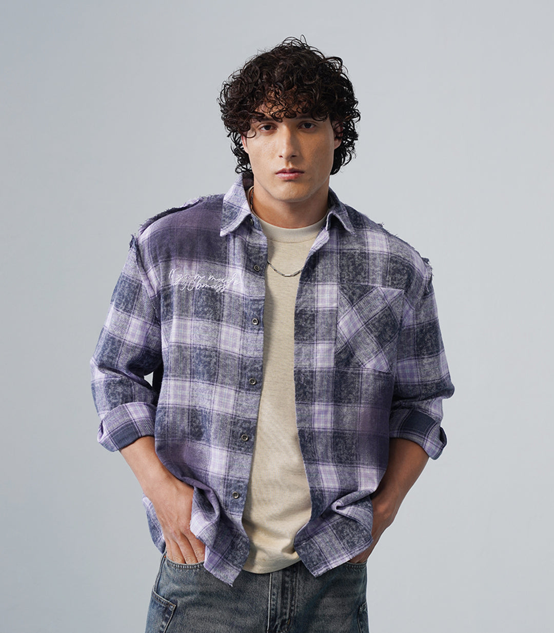 MODERN PLAID FLANNEL SHIRT - UNISEX