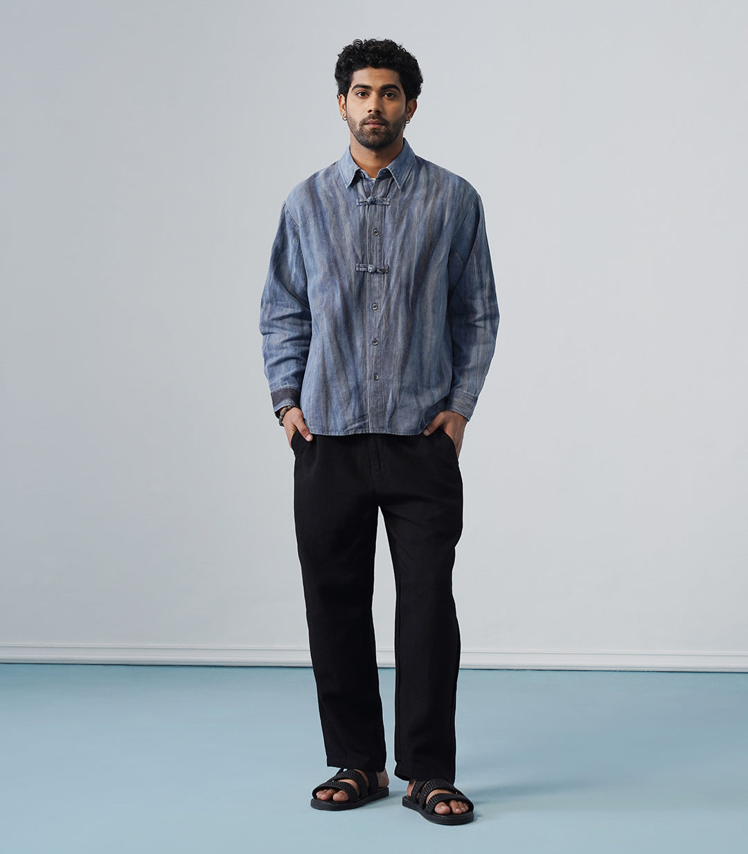 MANDARIN COTTON SHIRT