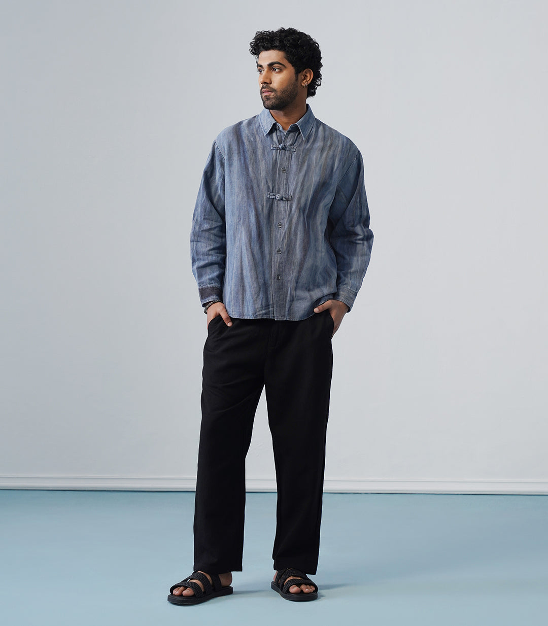 MANDARIN COTTON SHIRT