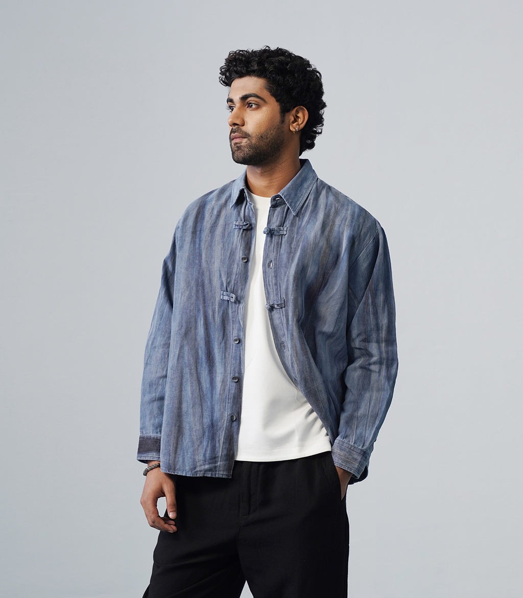 MANDARIN COTTON SHIRT