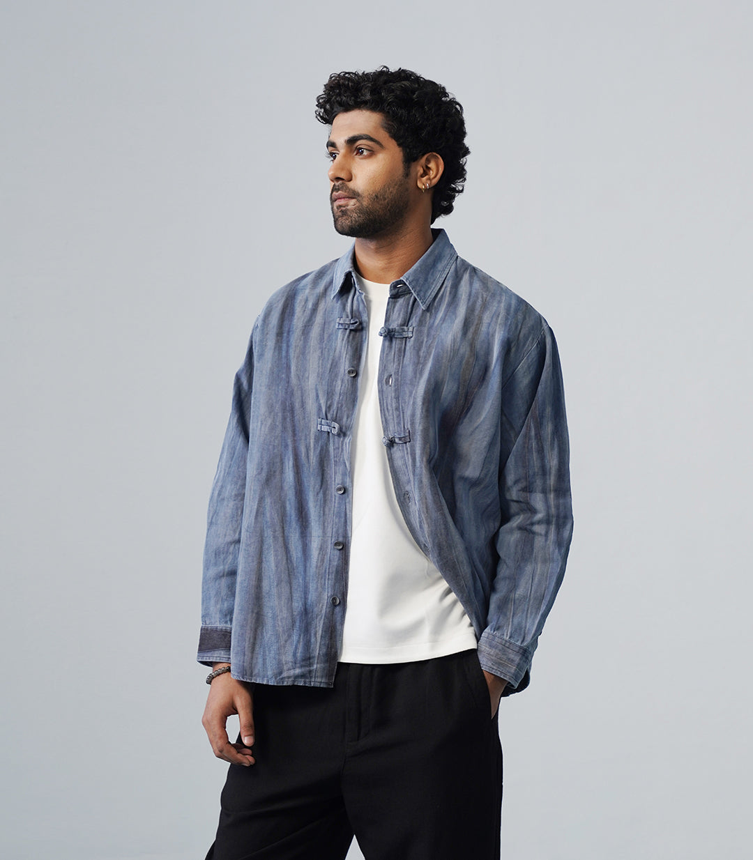 MANDARIN COTTON SHIRT