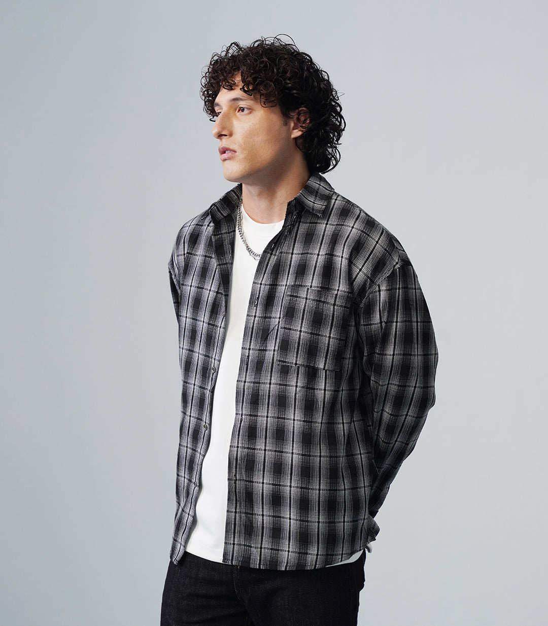 CLASSIC TEXTURED OVERSHIRT