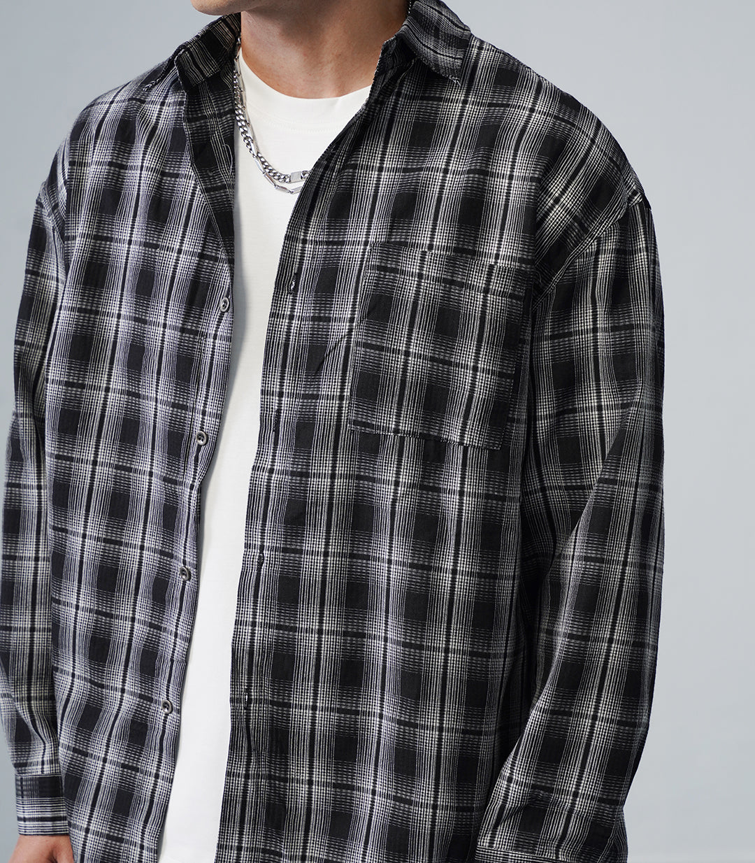 CLASSIC TEXTURED OVERSHIRT