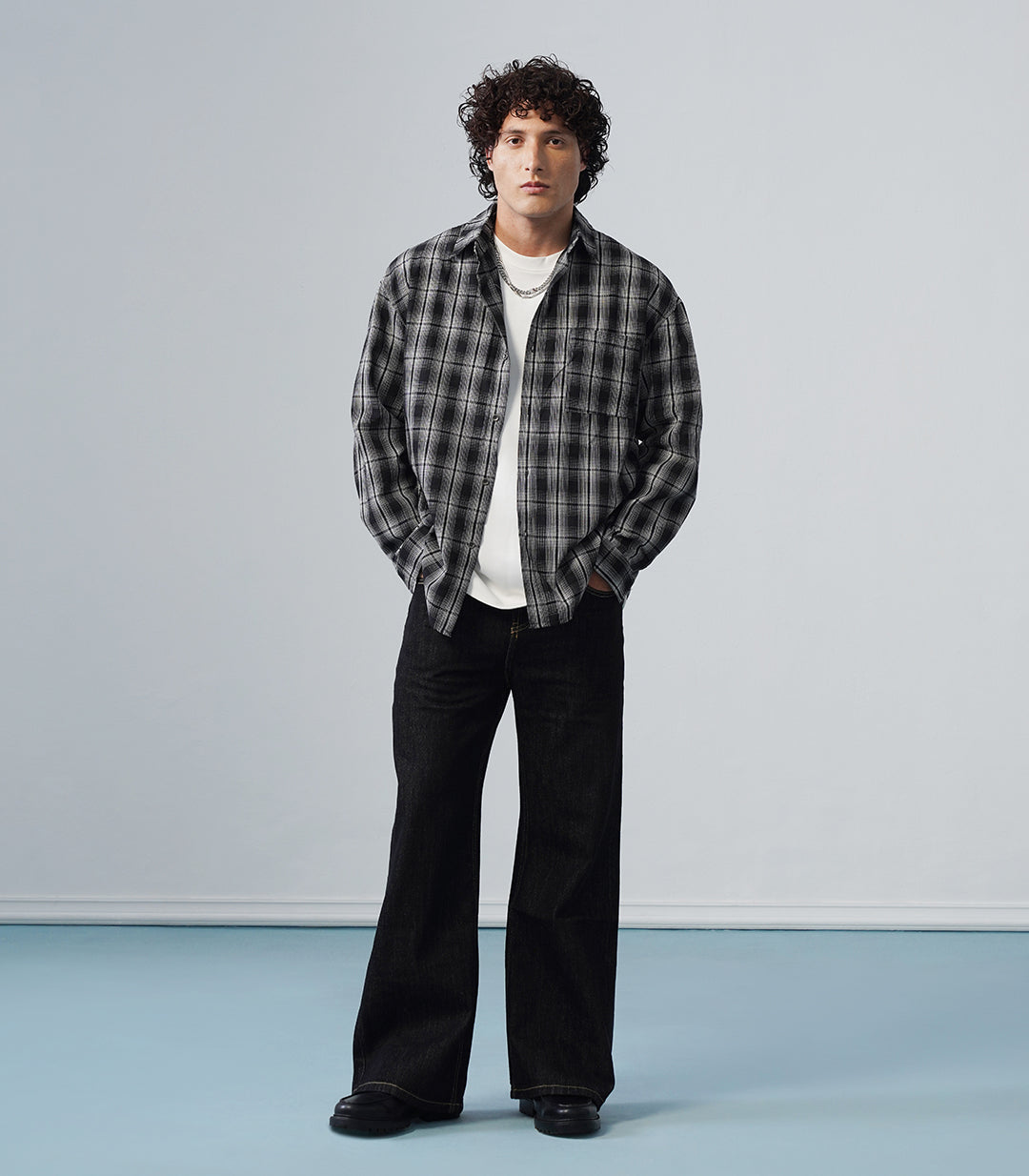 CLASSIC TEXTURED OVERSHIRT