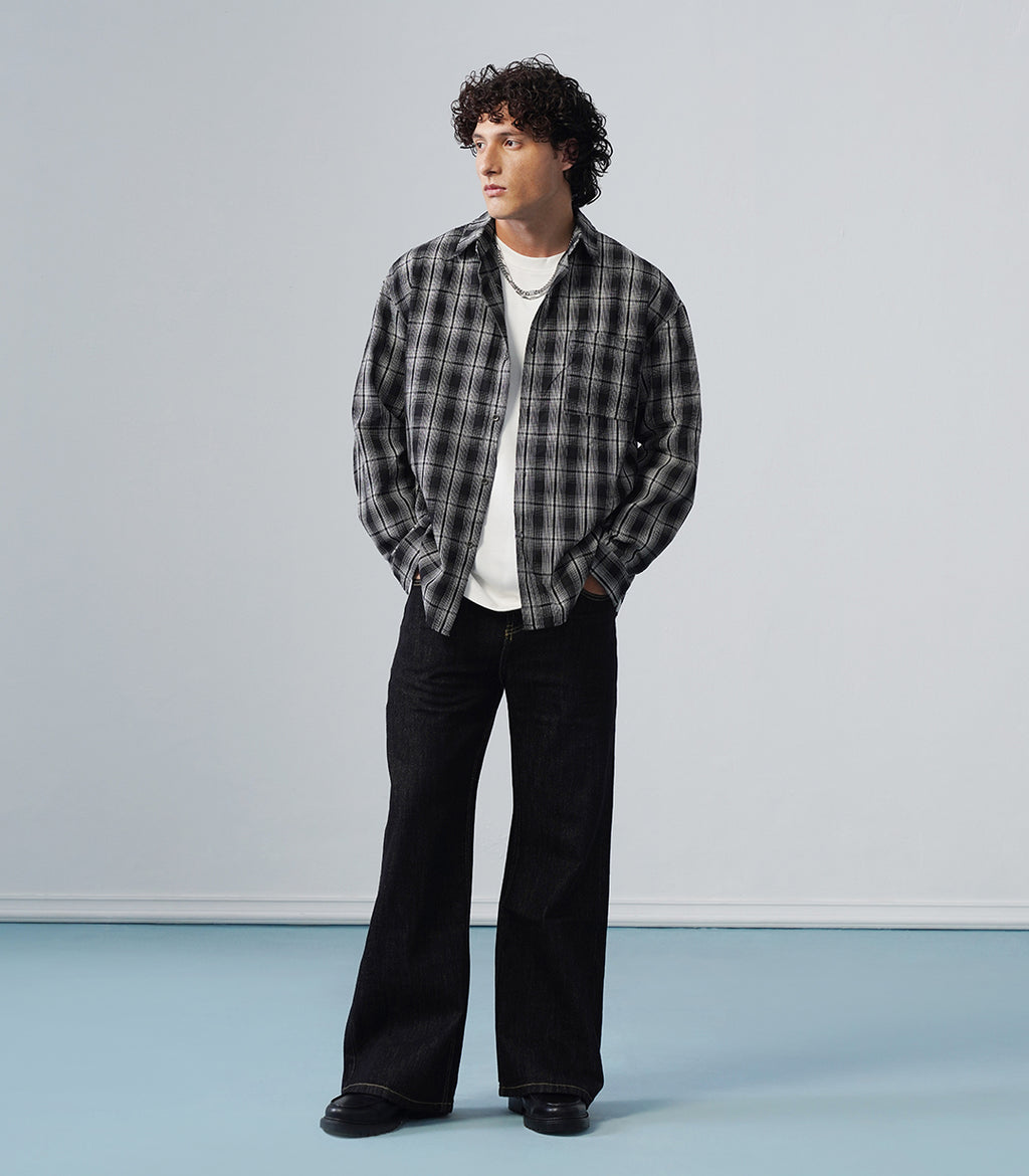 CLASSIC TEXTURED OVERSHIRT