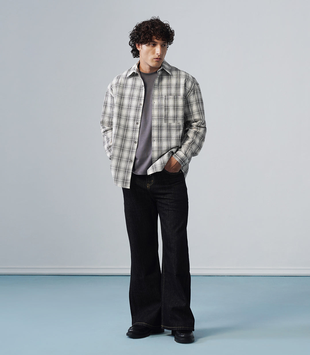 CLASSIC TEXTURED OVERSHIRT