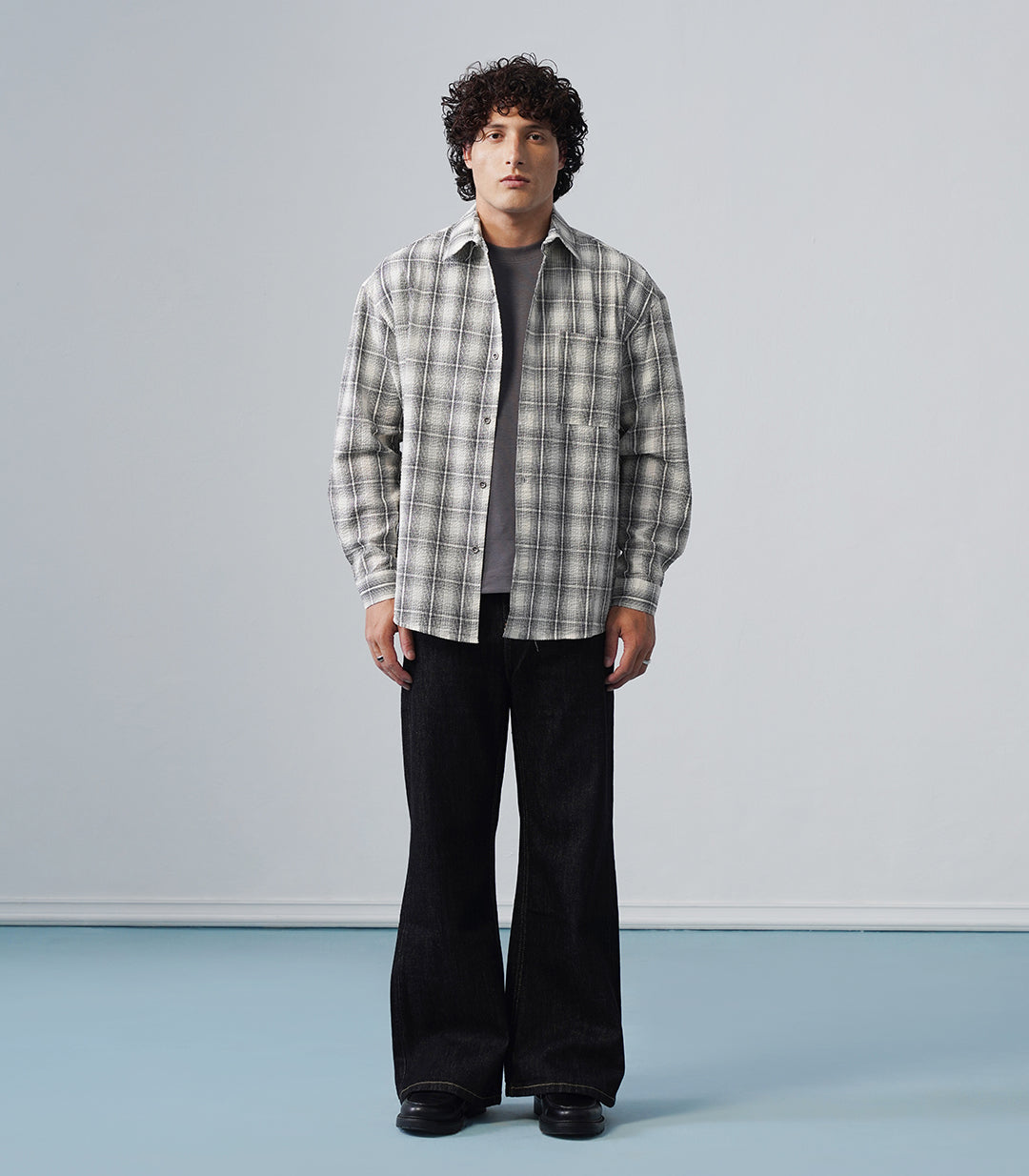 CLASSIC TEXTURED OVERSHIRT