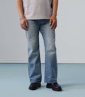 FLARED DENIM - BLUE