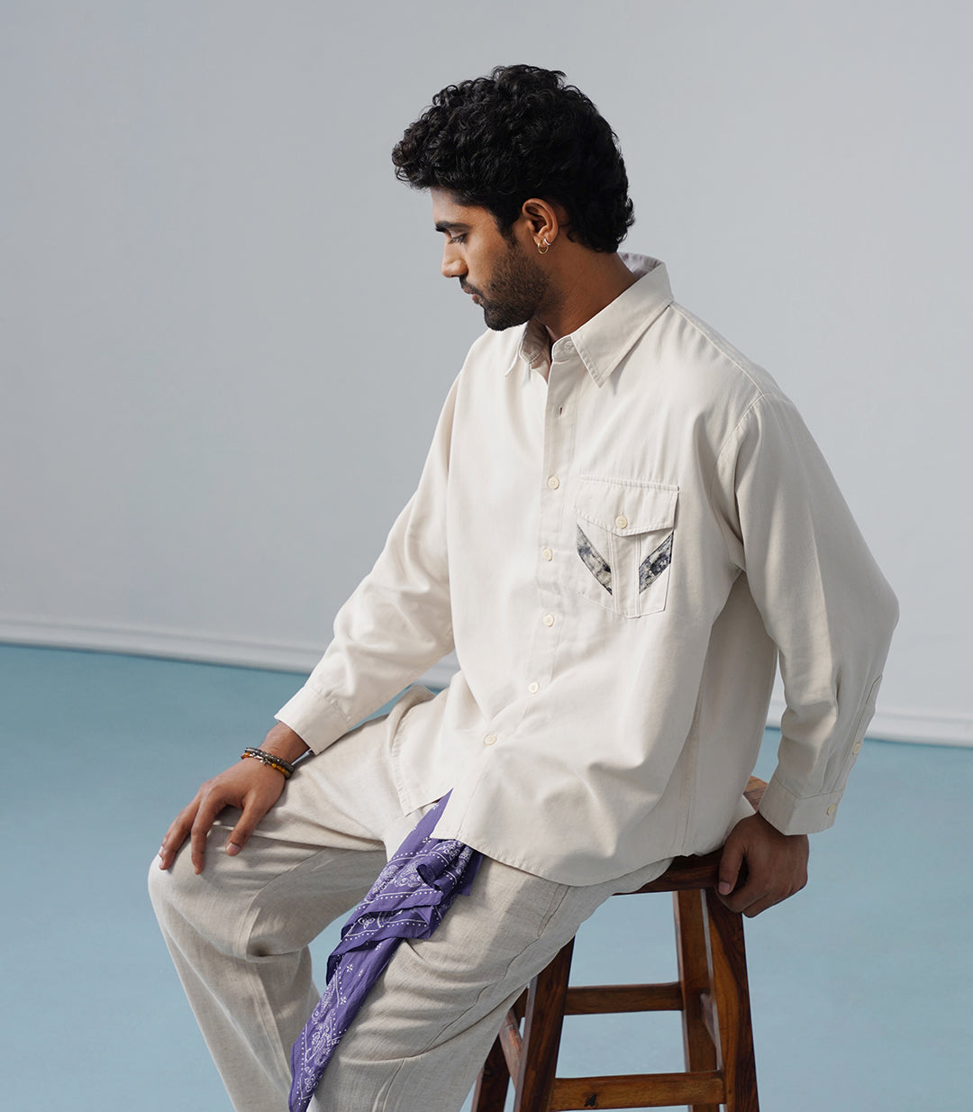 IVORY COTTON SHIRT
