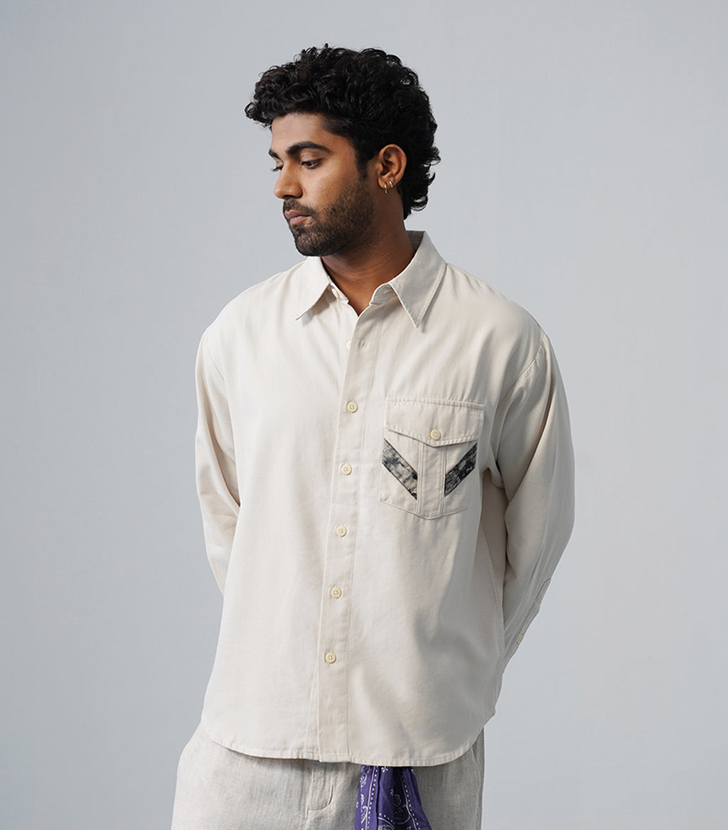 IVORY COTTON SHIRT