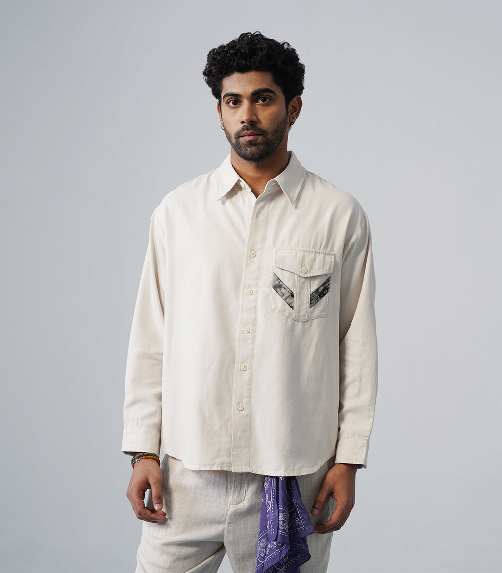 IVORY COTTON SHIRT