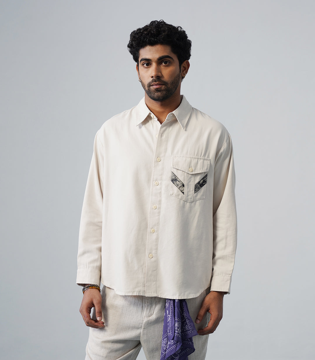 IVORY COTTON SHIRT