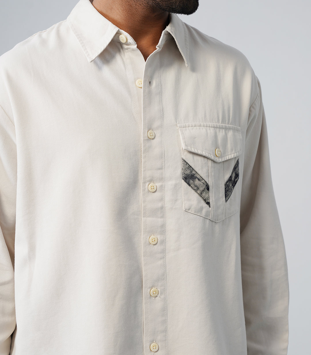 IVORY COTTON SHIRT
