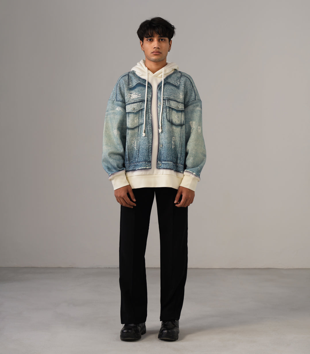 VESTED HOODIE