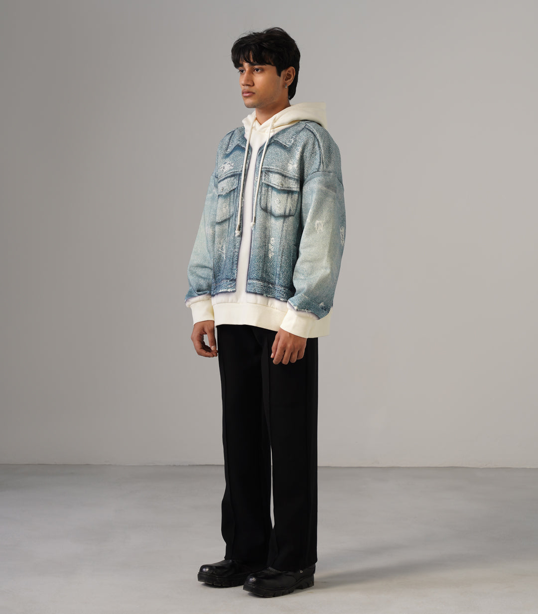 VESTED HOODIE