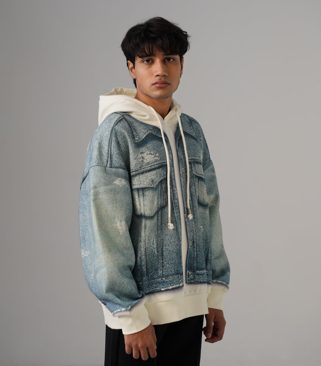 VESTED HOODIE