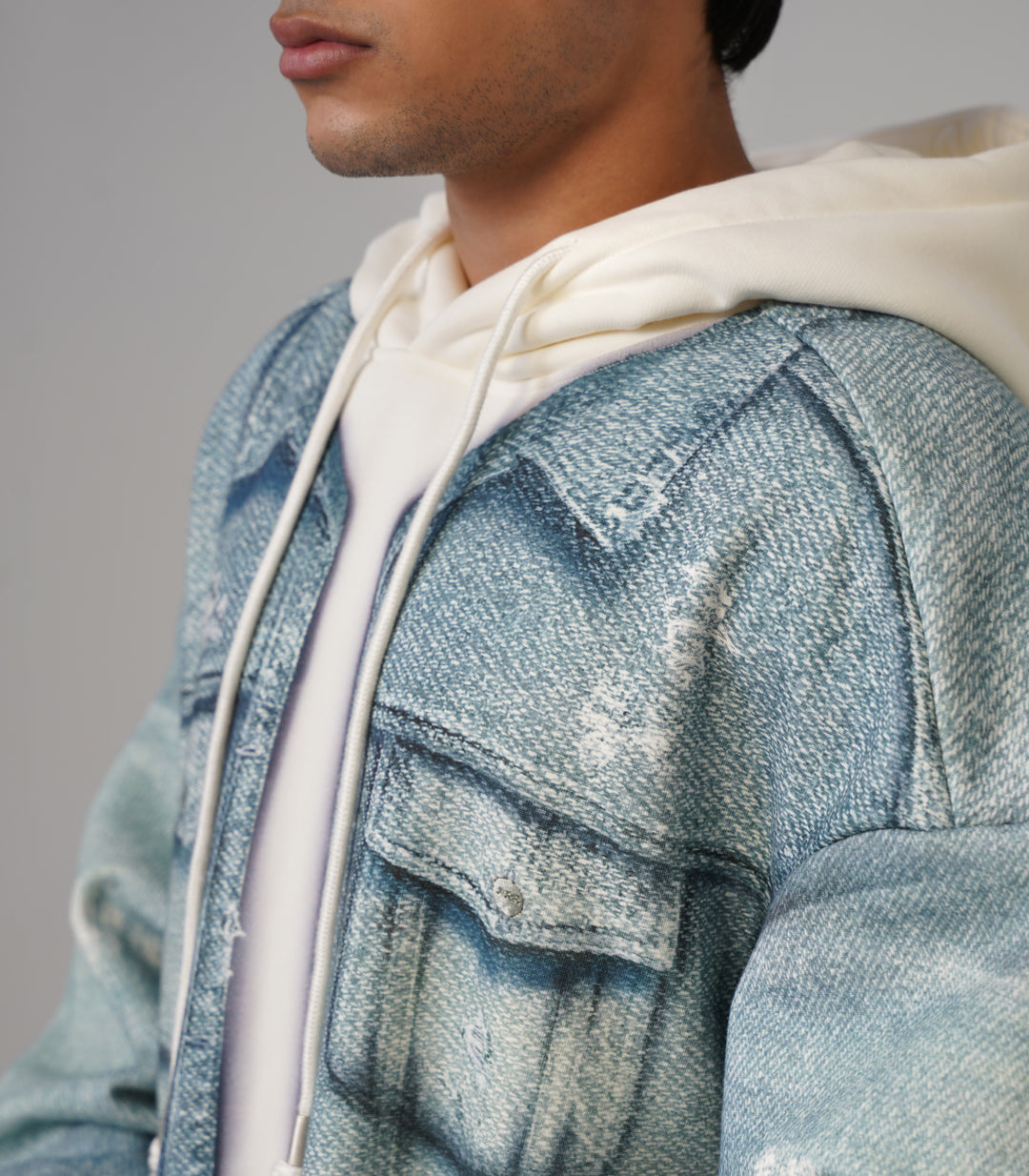 VESTED HOODIE