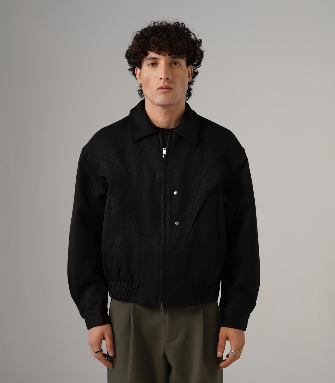 CROPPED FIT - BOMBER JACKET