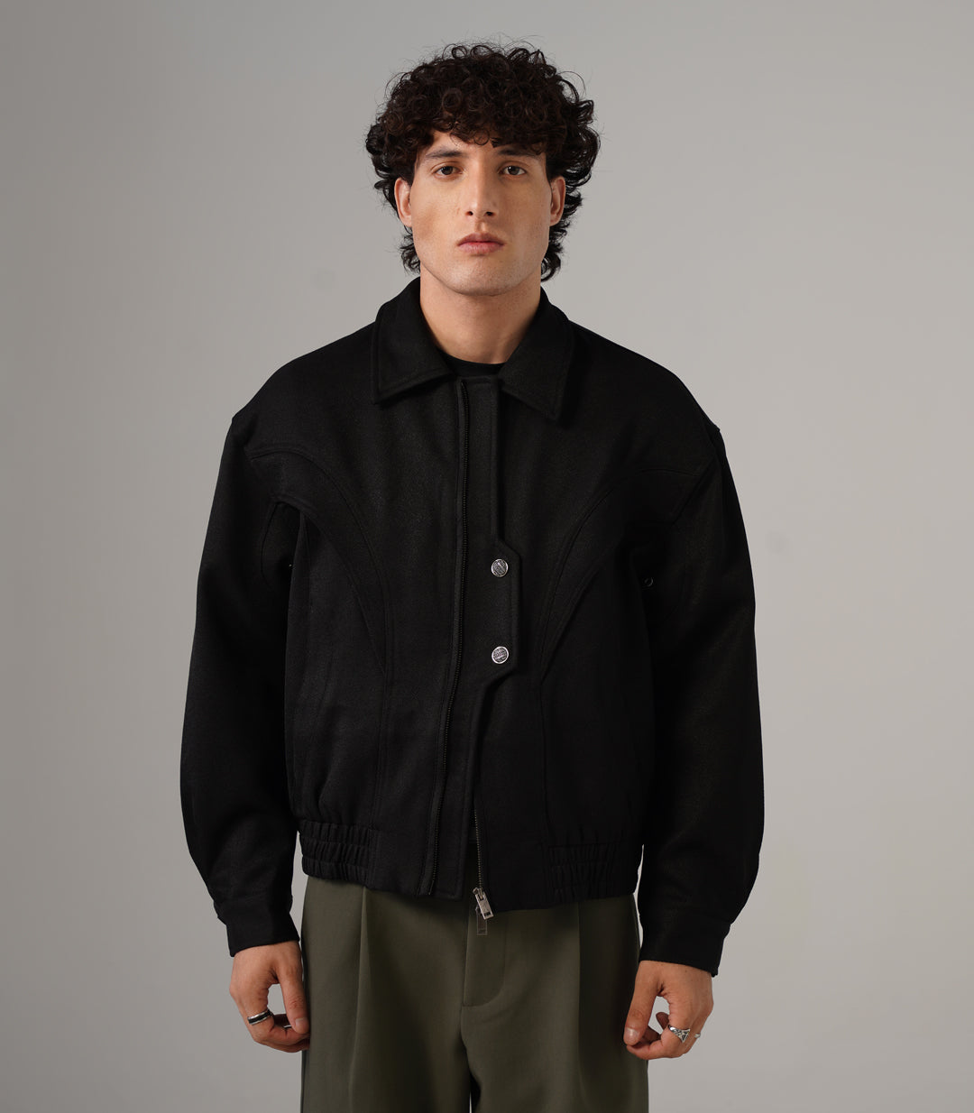 CROPPED FIT - BOMBER JACKET