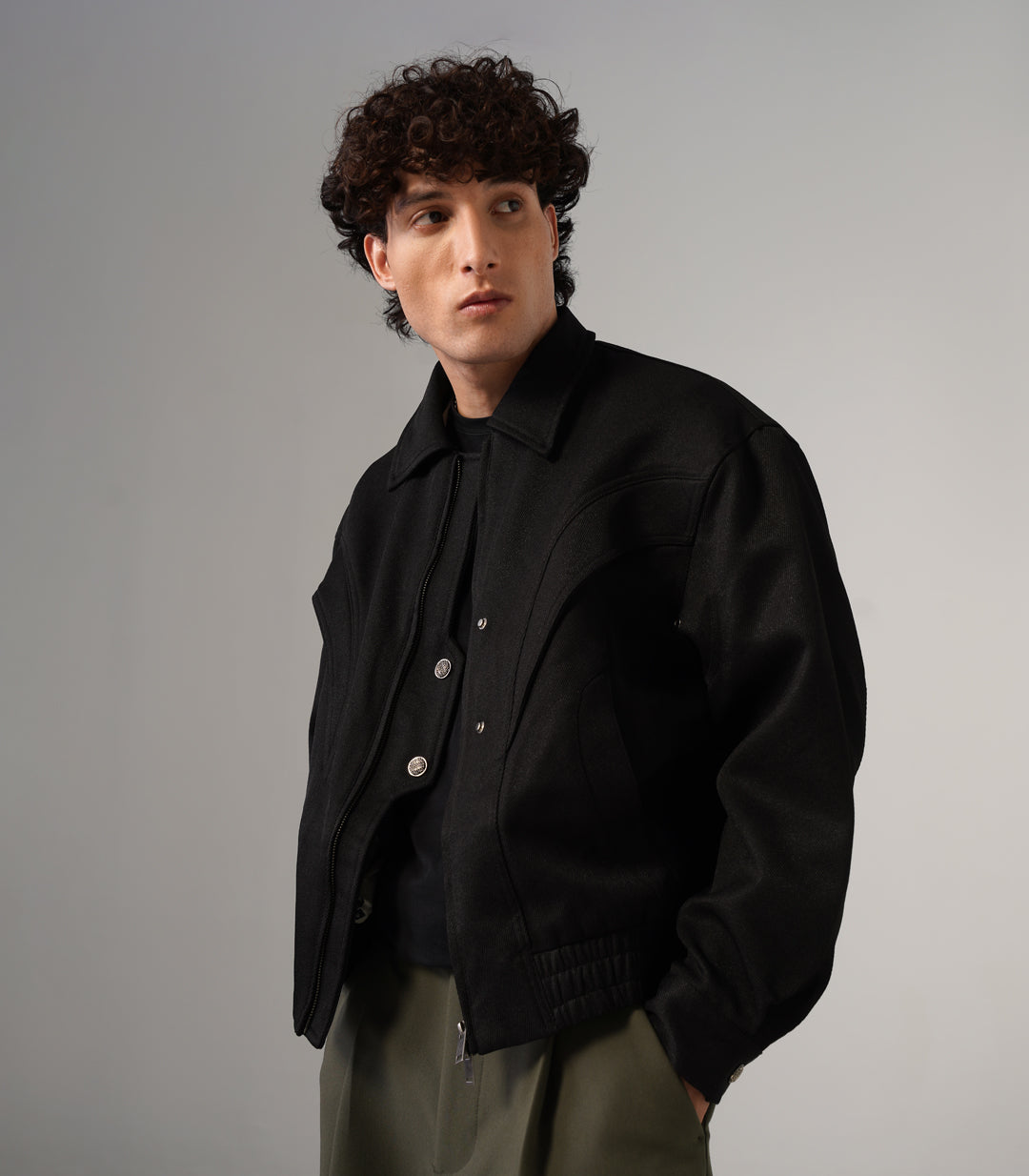 CROPPED FIT - BOMBER JACKET